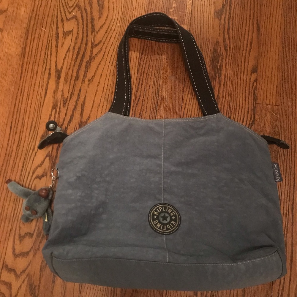 KIPLING blue tote bag